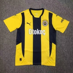 2024-2025 Fenerbahçe Home Yellow Thailand Soccer Jersey AAA-417