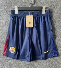 2024-2025 Barcelona Home Royal Blue Thailand Soccer Shorts