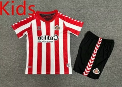 2024-2025 Sunderland AFC Home Red Kids/Youth Soccer Uniform-7809