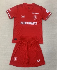 2024-2025 FC Twente Home Red Soccer Uniform-AY