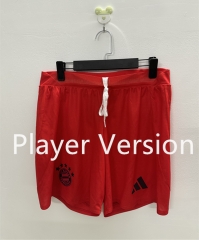 Player Version 2024-2025 Bayern München Home Red Thailand Soccer Shorts-888