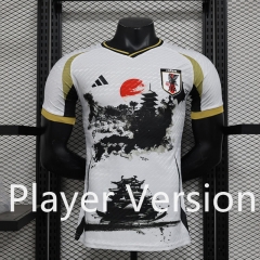 Player Version 2024-2025 Special Version Japan White&Black Thailand Soccer Jersey AAA-888