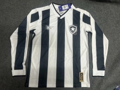 (S-4XL) 2024-2025 Botafogo de FR Home Black&White LS Thailand Soccer Jersey AAA-GB