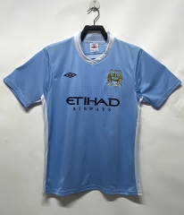 Retro Version 11-12 Manchester City Home Blue Thailand Soccer Jersey AAA-811