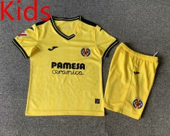 2024-2025 Villarreal CF Home Yellow Kid/Youth Soccer Uniform-7809