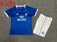 2024-2025 Cardiff City Home Blue Kid/Youth Soccer Uniform-7809