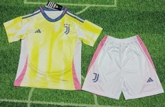 2024-2025 Juventus Away Yellow Soccer Uniform