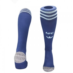 2024-2025 Arsenal 2nd Away Blue Kids/Youth Soccer Socks