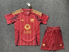 2024-2025 Roma Home Red Soccer Uniform-5526