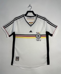 Retro Vesion 1998 Germany Home White Thailand Soccer Jersey AAA-811