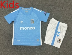 2024-2025 Coventry City Home Blue Kids/Youth Soccer Uniform-7809