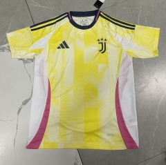 (S-4XL) 2024-25 Juventus Away Yellow Thailand Soccer Jersey AAA-818