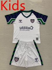 2024-2025 Sunderland AFC Away White Kids/Youth Soccer Uniform-AY