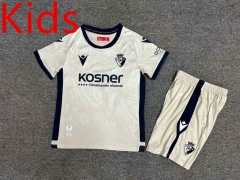 2024-2025 CA Osasuna Away Beige Kids/Youth Soccer Uniform-7809