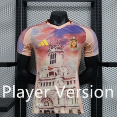 Player Version 2024-2025 Special Version Spain Pink Thailand Soccer Jersey AAA-888