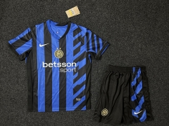 2024-2025 Inter Milan Home Blue&Black Soccer Uniform-GB