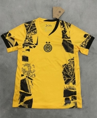 2024-2025 Inter Milan  2nd Away Yellow Thailand Soccer Jersey AAA-2524