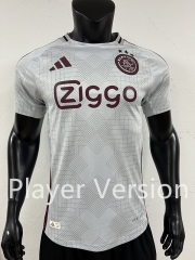 Player Version 2024-2025 Ajax 2nd Away White Thailand Soccer Jersey AAA