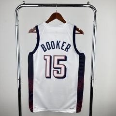 2024 Olympics USA White #15 NBA Jersey-311