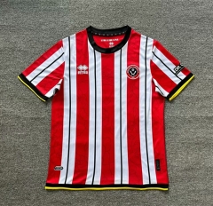 2024-2025 Sheffield United Home Red&White Thailand Soccer Jersey-512