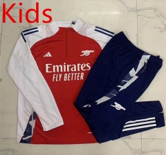 2024-2025 Arsenal Red Kids/Youth Soccer Tracksuit -815