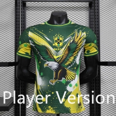 Player Version 2024-2025 Special Version Brazil Green Thailand Soccer Jersey AAA-888