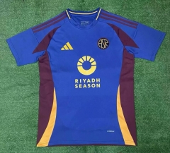 2024-2025 Roma 2nd Away Blue Thailand Soccer Jersey AAA-7074