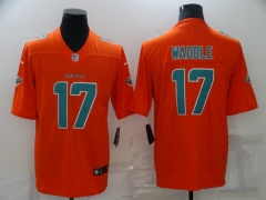 Miami Dolphins White #17 NFL Jersey