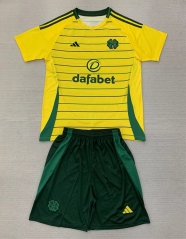 2024-2025 Celtic Away Yellow Soccer Unifrom-AY