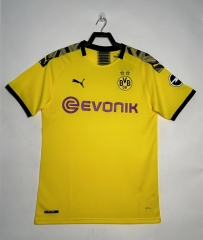 Retro Version 19-20 Borussia Dortmund Home Yellow Thailand Soccer Jersey AAA-811