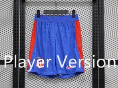 Player Version 2024-2025 Atletico Madrid Home Blue Thailand Soccer Shorts-888