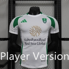 Player Version 2024-2025 Al Ahli Saudi Home White Thailand Soccer Jersey AAA-888