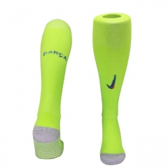 2024-2025 Barcelona 2nd Away Fluorescent Green Thailand Soccer Socks