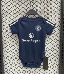 2024-2025 Manchester United Away Royal Blue Baby Soccer Uniform-7411