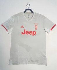 Retro Version 19-20 Juventus Away Gray Thailand Soccer Jersey AAA-811