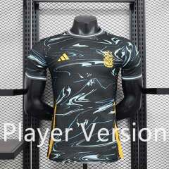 Player Version 2024-2025 Special Version Argentina Black Thailand Soccer Jersey AAA-888