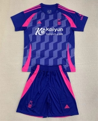 2024-2025 Nottingham Forest Away Blue Soccer Uniform-AY