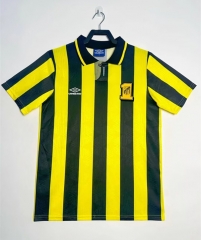 Retro Version 00-01 Al Ittihad Saudi Yellow&Black Thailand Soccer Jersey AAA-811