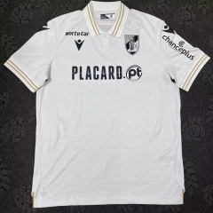 2024-2025 Vitória S.C Home White Thailand Soccer Jersey AAA-HR