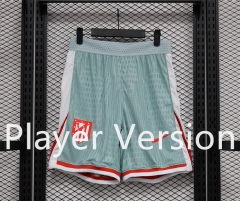 Player Version 2024-2025 Atletico Madrid Green Thailand Soccer Shorts-888