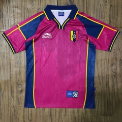 Retro Version 2000 Venezuela Home Dark Red Thailand Soccer Jersey AAA-6157