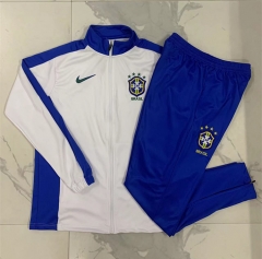 2024-2025 Brazil White Thailand Soccer Jacket Uniform-815