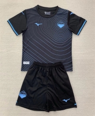 2024-25 Lazio 2nd Away Black Soccer Uniform-AY