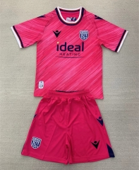 2024-2025 West Bromwich Albion 2nd Away Pink Soccer Uniform-AY