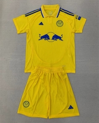 2024-2025 Leeds United Away Yellow Soccer Uniform-AY