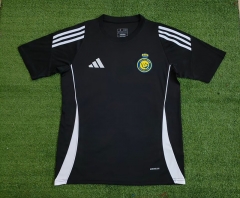 2024-2025 Al-Nassr FC Black Thailand Training Soccer Jersey AAA-416