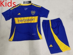 2024-2025 Boca Juniors Home Blue Kids/Youth Soccer Uniform-507