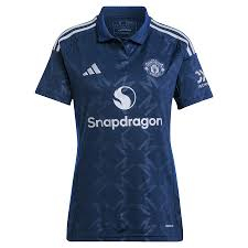 2024-2025 Manchester United Away Royal Blue Women Thailand Soccer jersey AAA