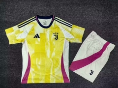 2024-2025 Juventus Away Yellow Soccer Uniform-9070