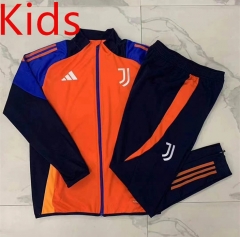 2024-2025 Juventus Orange Kids/Youth Soccer Jacket Uniform-815